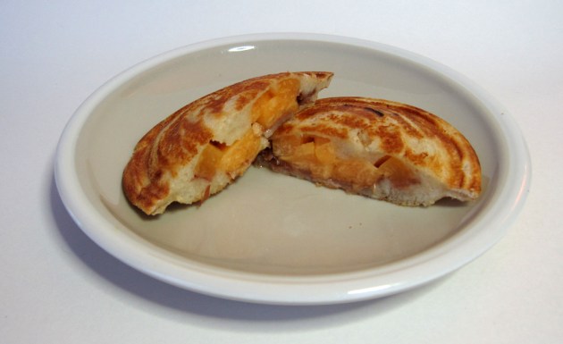 Toas-Tite with cantaloupe and prosciutto